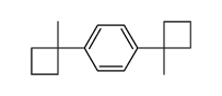 1,4-bis-(1-methyl-cyclobutyl)-benzene结构式