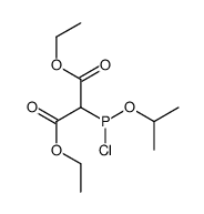 diethyl 2-[chloro(propan-2-yloxy)phosphanyl]propanedioate Structure