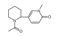 5-[(2S)-1-acetylpiperidin-2-yl]-1-methylpyridin-2-one结构式