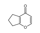 6,7-dihydro-5H-cyclopenta[b]pyran-4-one Structure