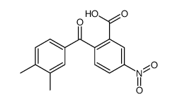2-(3,4-dimethylbenzoyl)-5-nitrobenzoic acid结构式