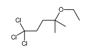 1,1,1-trichloro-4-ethoxy-4-methylpentane结构式