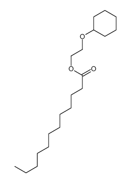 2-cyclohexyloxyethyl dodecanoate结构式