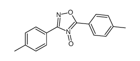 3,5-bis(4-methylphenyl)-4-oxido-1,2,4-oxadiazol-4-ium结构式