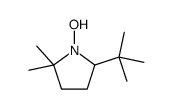 5-tert-butyl-1-hydroxy-2,2-dimethylpyrrolidine结构式