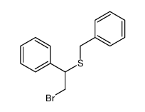 (1-benzylsulfanyl-2-bromoethyl)benzene结构式