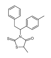 5-methyl-3-(2-phenyl-1-p-tolyl-ethyl)-2-thioxo-thiazolidin-4-one Structure