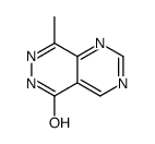 8-methyl-6H-pyrimido[4,5-d]pyridazin-5-one结构式