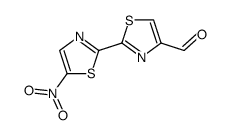 5'-nitro-[2,2']bithiazolyl-4-carbaldehyde Structure