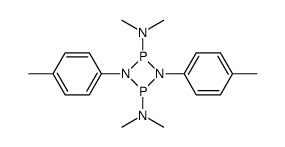 N,N,N',N'-Tetramethyl-1,3-di-p-tolyl-[1,3,2,4]diazadiphosphetidine-2,4-diamine结构式