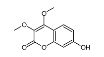 7-hydroxy-3,4-dimethoxychromen-2-one Structure