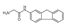 2-amino-N-(9H-fluoren-2-yl)acetamide Structure