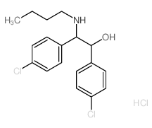 Benzeneethanol, b-(butylamino)-4-chloro-a-(4-chlorophenyl)-, hydrochloride(1:1) picture