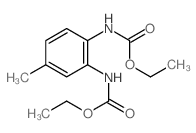 ethyl N-[2-(ethoxycarbonylamino)-5-methyl-phenyl]carbamate Structure