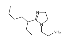 2-(2-heptan-3-yl-4,5-dihydroimidazol-1-yl)ethanamine结构式