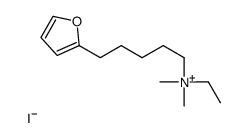 ethyl-[5-(furan-2-yl)pentyl]-dimethylazanium,iodide结构式