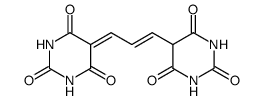 5,5'-prop-1-en-1-yl-3-ylidene-bis-pyrimidine-2,4,6-trione结构式