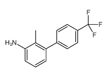 2-methyl-3-[4-(trifluoromethyl)phenyl]aniline结构式