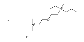 butyl-ethyl-methyl-[2-[2-(trimethylazaniumyl)ethoxy]ethyl]azanium,diiodide Structure