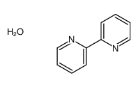2-pyridin-2-ylpyridine,hydrate Structure
