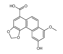 10-hydroxy-8-methoxynaphtho[2,1-g][1,3]benzodioxole-5-carboxylic acid Structure