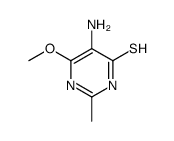 5-amino-6-methoxy-2-methyl-1H-pyrimidine-4-thione Structure