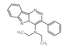[1,2,4]Triazino[4,3-b]indazol-4-amine,N,N-diethyl-3-phenyl- Structure