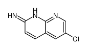 6-chloro-1,8-naphthyridin-2-amine structure