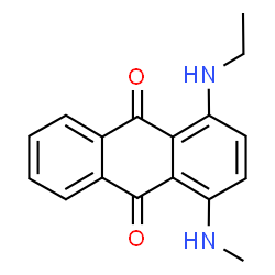 1-(ethylamino)-4-(methylamino)anthraquinone结构式