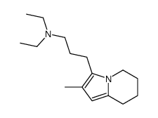N,N-diethyl-3-(2-methyl-5,6,7,8-tetrahydroindolizin-3-yl)propan-1-amine Structure