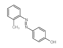 4-[(2-methylphenyl)hydrazinylidene]cyclohexa-2,5-dien-1-one结构式