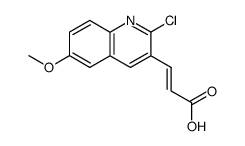3-(2-chloro-6-methoxyquinolin-3-yl)acrylic acid Structure