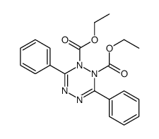 diethyl 3,6-diphenyl-1,2,4,5-tetrazine-1,2-dicarboxylate Structure