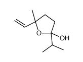 5-Ethenyltetrahydro-5-methyl-2-(1-methylethyl)-2-furanol structure