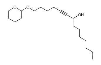 1-(tetrahydro-2H-pyran-2-yloxy)tetradec-5-yn-7-ol Structure