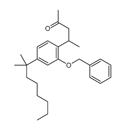 4-[4-(2-methyloctan-2-yl)-2-phenylmethoxyphenyl]pentan-2-one Structure