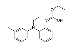 ethyl [2-[ethyl(3-methylphenyl)amino]phenyl]carbamate结构式