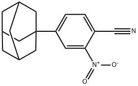 2-Nitro-4-(tricyclo[3.3.1.13,7]decan-1-yl)benzonitrile structure