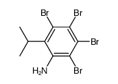 2,3,4,5-tetrabromo-6-isopropyl-aniline Structure