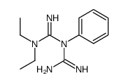 1-carbamimidoyl-3,3-diethyl-1-phenylguanidine Structure