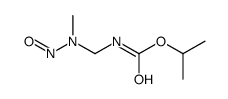 [(N-Nitrosomethylamino)methyl]carbamic acid isopropyl ester Structure