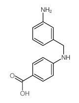 4-[(3-aminophenyl)methylamino]benzoic acid结构式