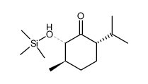 6-Isopropyl-3-methyl-2-trimethylsilyloxy-1-cyclohexanon Structure