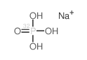 Sodium phosphate, NaH2(32)PO4结构式