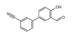 3-(3-formyl-4-hydroxyphenyl)benzonitrile Structure