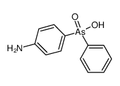 (4-aminophenyl)(phenyl)arsinic acid Structure