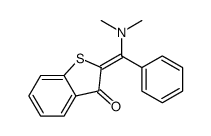 2-[dimethylamino(phenyl)methylidene]-1-benzothiophen-3-one结构式