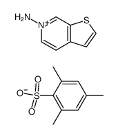 6-aminothieno[2,3-c]pyridin-6-ium 2,4,6-trimethylbenzenesulfonate Structure