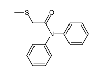 N-phenyl-α-(methylthio)acetanilide结构式