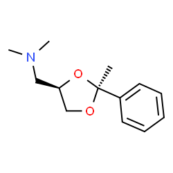 1,3-Dioxolane-4-methylamine,N,N,2-trimethyl-2-phenyl-,stereoisomer(8CI) structure